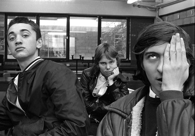 In the science laboratory, Riverside school 1978