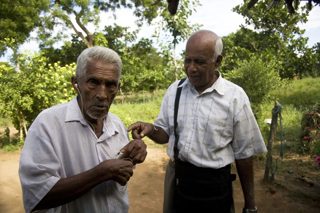 Hearing aids for tsunami survivors in India