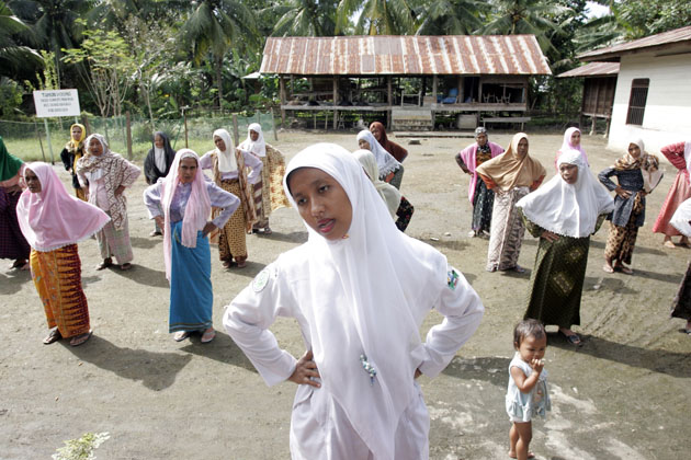 Exercise practice in Indonesia