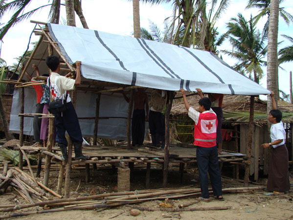 Aid work in Burma