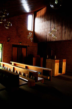 Crematorium chapel