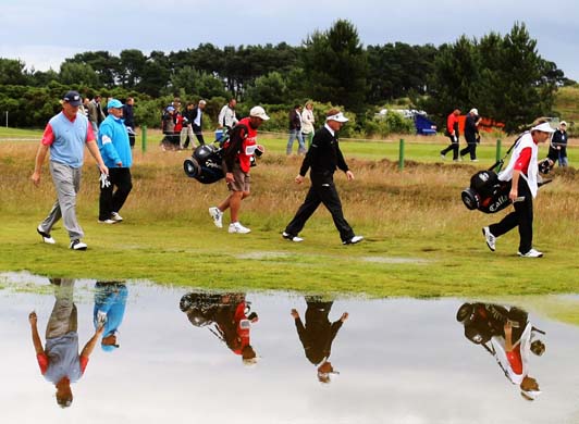 Ernie Els and Paul Broadhurst