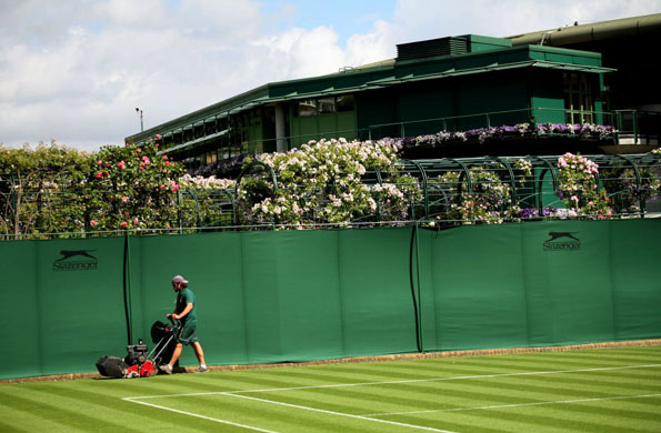 Wimbledon 2007 preparations