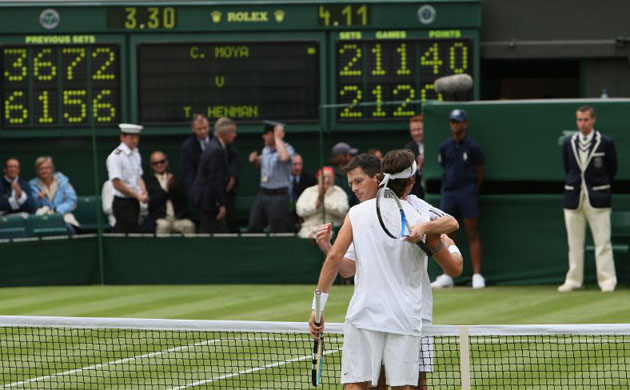 Henman versus Moya