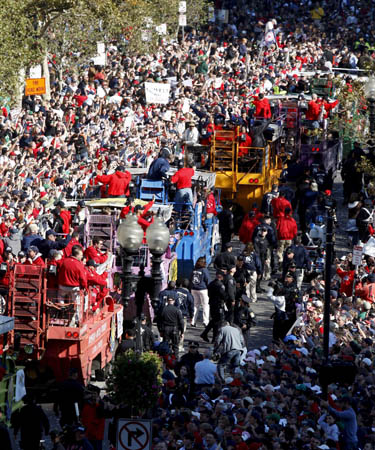 Boston Red Sox victory procession