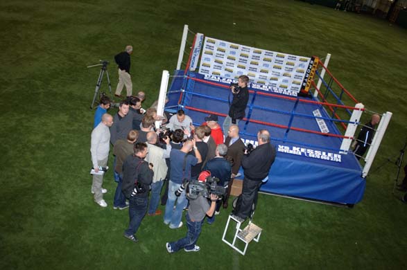 Joe Calzaghe versus Mikkel Kessler at the Millennium Stadium, Cardiff