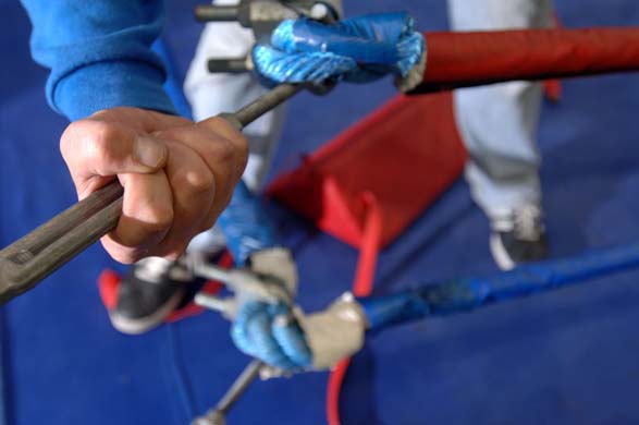 Joe Calzaghe versus Mikkel Kessler at the Millennium Stadium, Cardiff