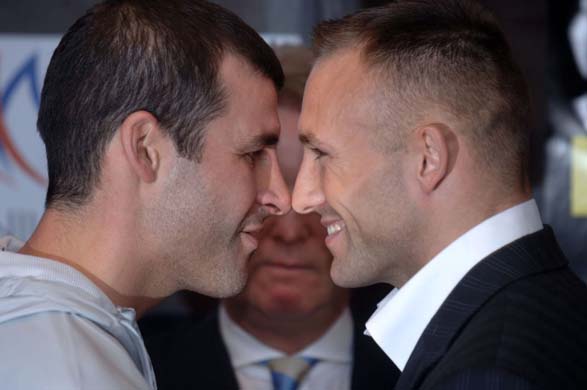 Joe Calzaghe versus Mikkel Kessler at the Millennium Stadium, Cardiff