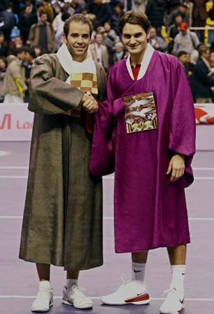 Federer and Sampras