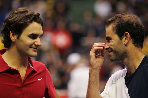 Federer and Sampras