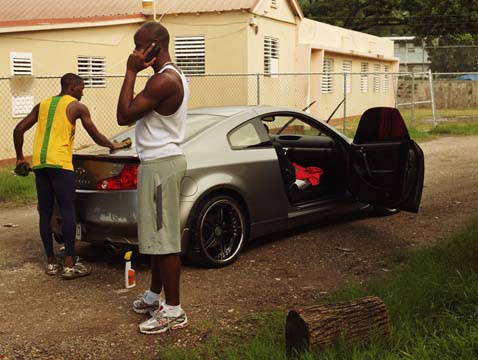Asafa Powell in Jamaica