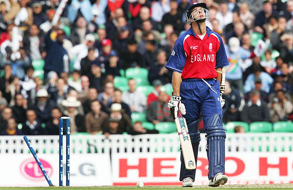Dismissed against West Indies in the Champions Trophy final