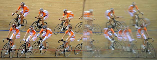Dutch track cycling team