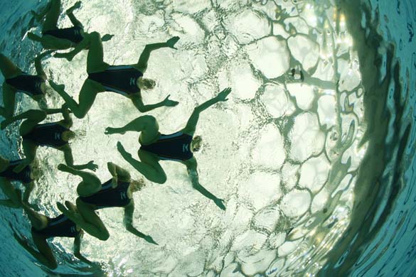 Spain's Olympic synchronized swimming