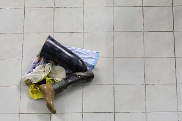 prosthetic limb of swimmer Natalie Du Toit