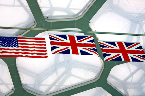 Union Jack flags