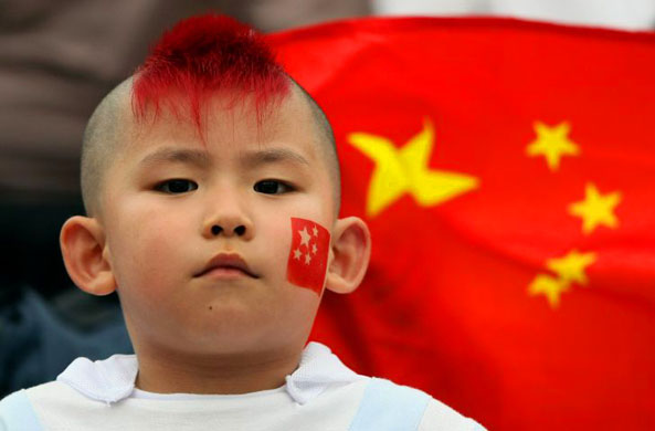Young Chinese fan