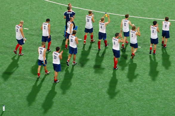 olympics: team gb: mens hockey team 