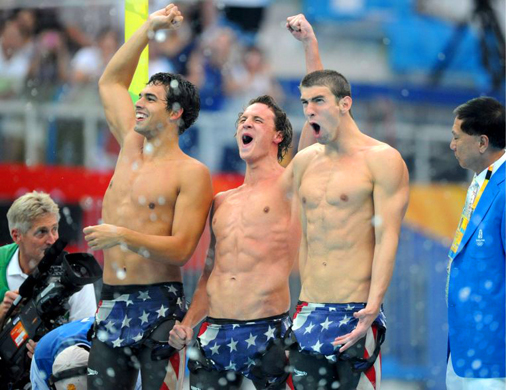 swimming celebrations