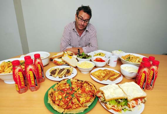 Jon Henley eats Michael Phelps' Olympic diet Jon surveys the feast before 