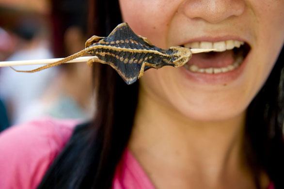 unusual beijing street food