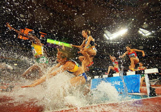 Olympic track and field: Women's 3000m Steeplechase Heats 