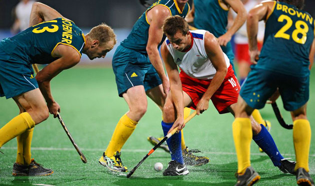 olympic hockey. Team GB v Australia