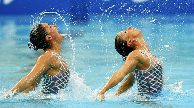 synchronised swimming