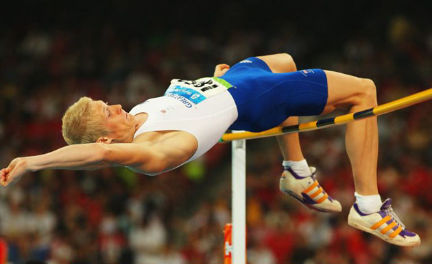 Daniel Awde of Great Britain competes in the Men's Decathlon High Jump Final 