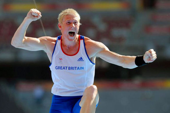 Daniel Awde in the men's decathlon