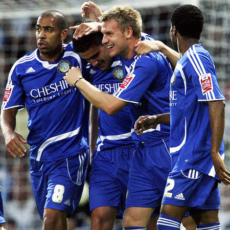 Macclesfield players celebrate