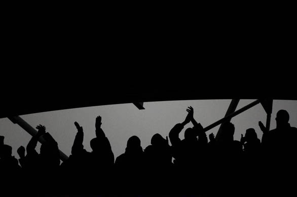 Fans during the RBS Six Nations Championship match between Ireland and Italy at Croke Park