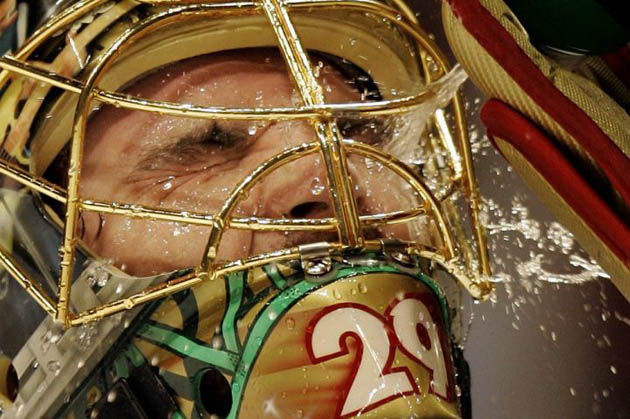 Minnesota Wild goalie Josh Harding