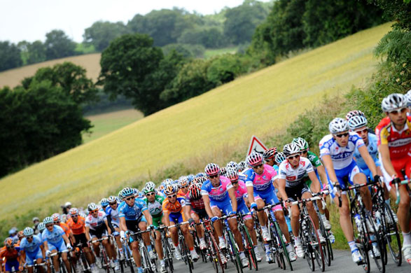 Riders in the countryside
