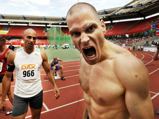 400 metre runner  Simon Kirch