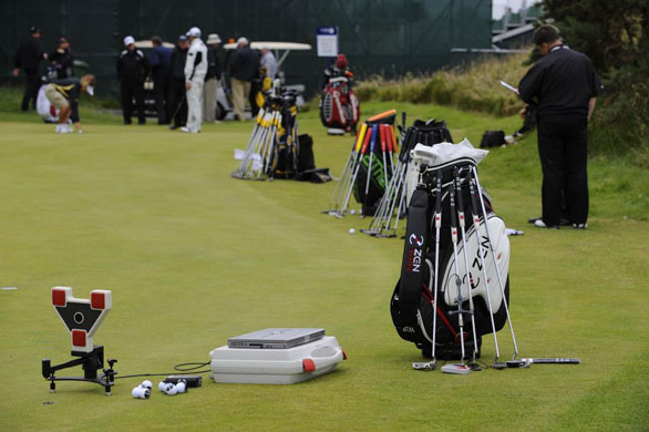 Open Golf 2008 practice round