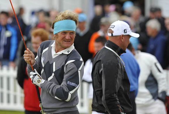 Open Golf 2008 practice round