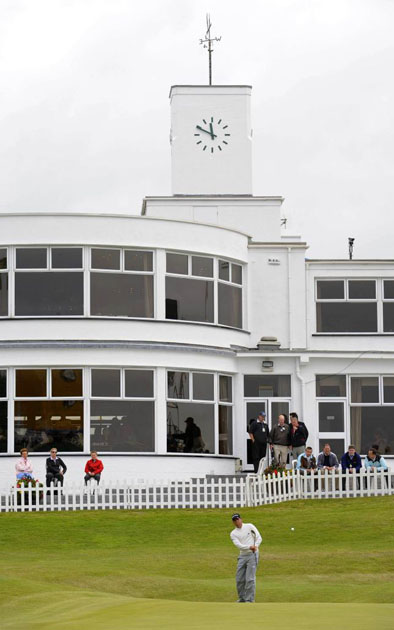 Open Golf 2008 practice round
