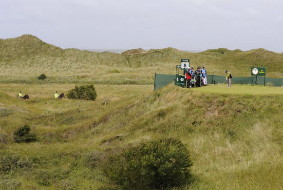 Open Golf 2008 practice round