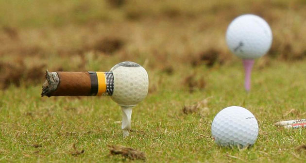 Miguel Angel Jimenez's cigar