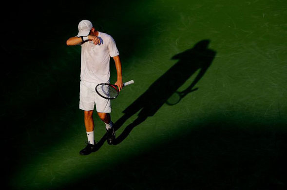Dudi Sela at the  Indianapolis Tennis Championships 