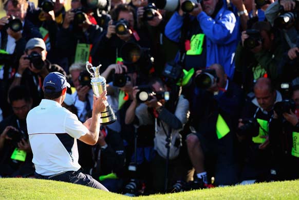 Padraig Harrington wins the Open