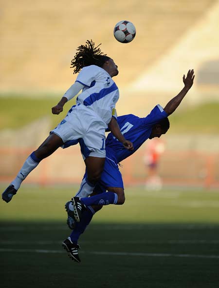 El Salvador v Guatemala football match