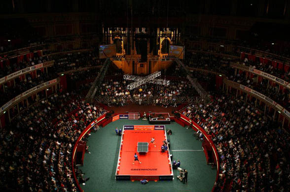 March 17 2008, London, UK: The Dunlop Table Tennis Masters at the Royal Albert Hall