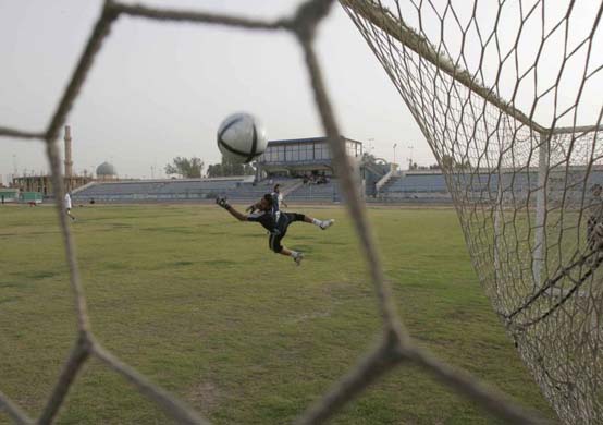 Najaf football team training
