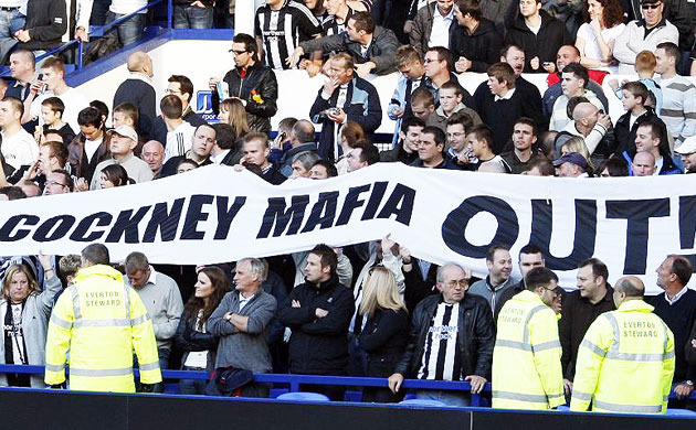 Newcastle fans protest