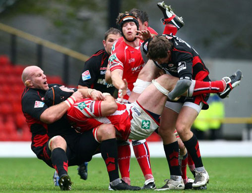 Saracens v Scarlets in the EDF cup