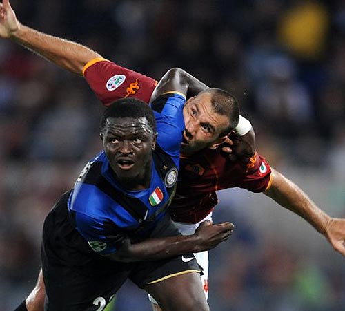 Simone Loria and Sulley Muntari