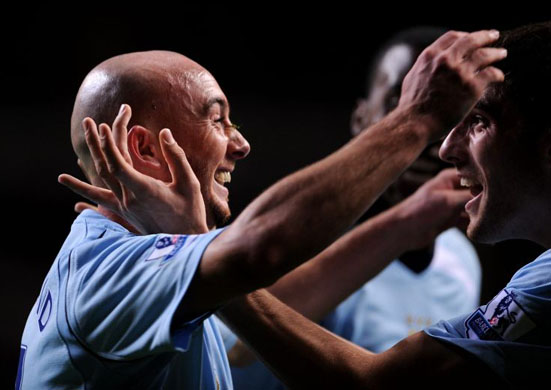 Stephen Ireland Newcastle United v Manchester City