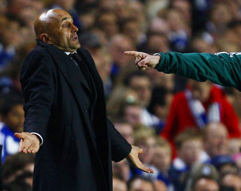 linesman pointing his finger